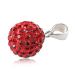 sterling silver red pendant