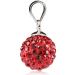 sterling silver red pendant