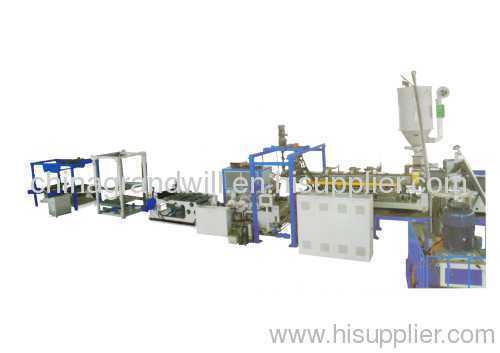 plastic plate extrusion line