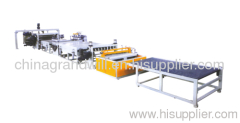 GW series pvc sheet extrusion line