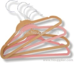 Velvet Plastic hanger