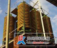 Iron Ore Spiral chute With High Recovery,low cost