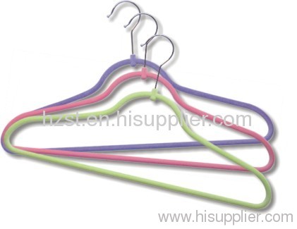 Velvet Plastic hanger