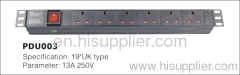 19'' PDU for rack cabinet