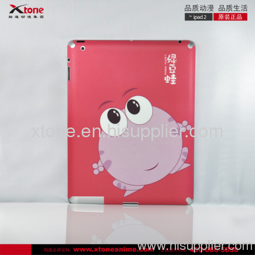 Cute leonfrog matte color skin sticker for ipad 2 XTone