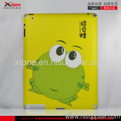 Fresh color skin sticker for ipad 2 leonfrog design XTone Animation