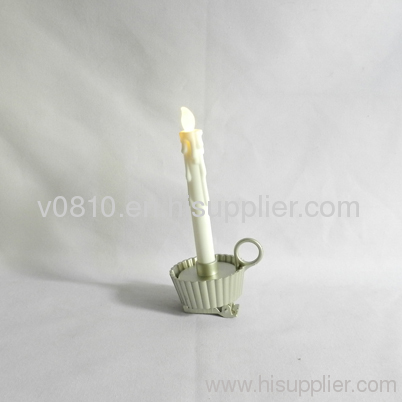 LED candle with clip