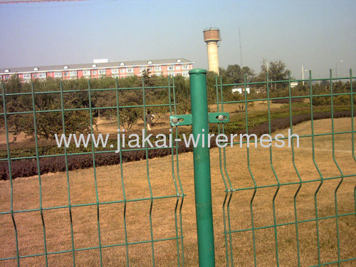 framework fence Triangular bending wire mesh fence
