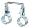 Dopple pipe clamp without rubber