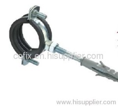 pipe clamp set package with rubber