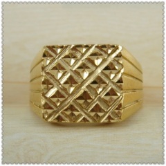 18k gold plated ring 1310005