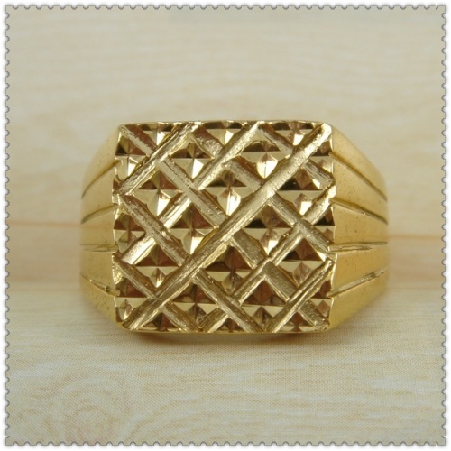 18k gold plated ring 1310005