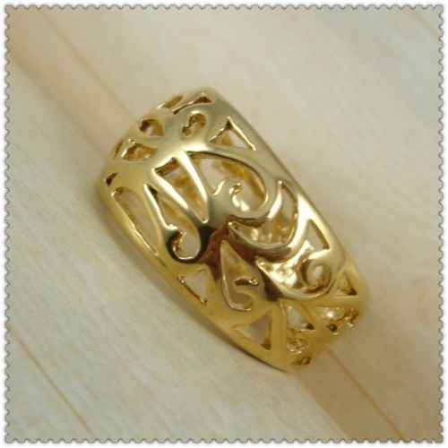 18k gold plated ring 1310049