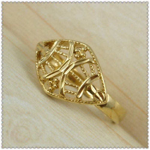 18k gold plated ring 1310055