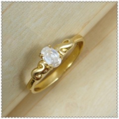 18k gold plated ring 1320175