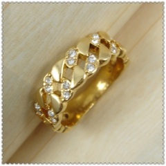 18k gold plated ring 1320186