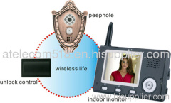 2.4G Video Door Phone with Peephole