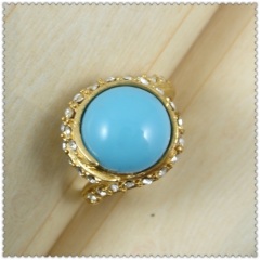 18k gold plated ring 1320607