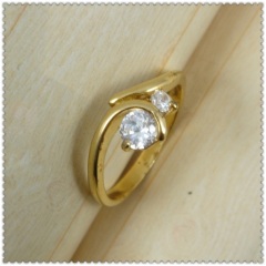 18k gold plated ring 1320724