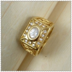 18k gold plated ring 1320741