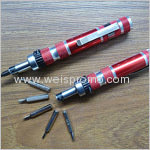 pen shape screwdriver bits inside the barrel