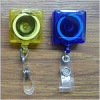 plastic regular size retractable badge holder