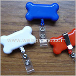 Bone shape badge holders