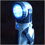 LED rechargeable flashlight with 5 LED light