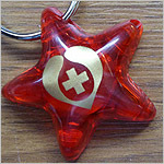 Star shape Led keychain light