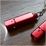 Metal LED keychain light