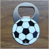 Football shape metal bottle opener