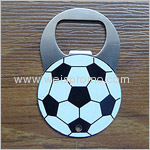 Football shape metal bottle opener