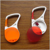 Plastic pill box with Carabiner