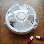 Round shape pill box