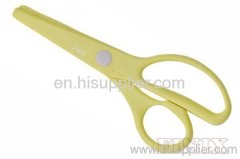 Zig Zag Blade All Plastic Safety Craft Scissors