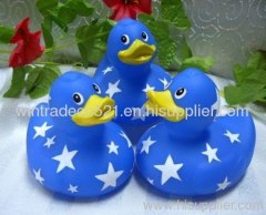 Flashing Blue Bath Duck