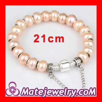 pink freshwater pearl necklace