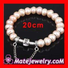 freshwater pearl bracelet with silver