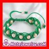 Wholesale Fashion Hand Knitted Adjustable handmade Inspired Bracelet with Nature Freshwater Pearl