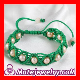 handmade freshwater pearl bracelet