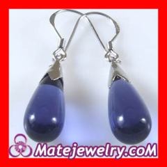 blue carnelian drop earring