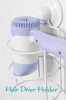 usable suction hair drier holder