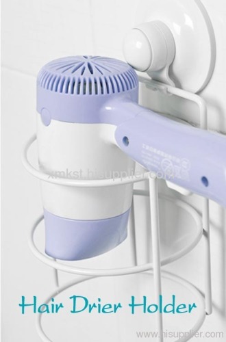 usable suction hair drier holder