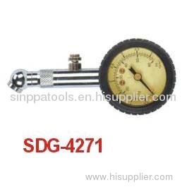 Dial Metal Tire Gauge