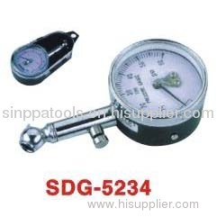 Dial Metal Tire Gauge