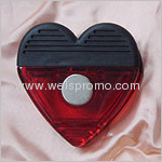 Promotion Heart Plastic Memo Clips