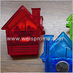 House shape magnetic memo clip