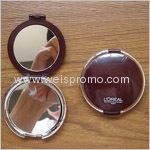 Round shape mirror, 2 side mirror