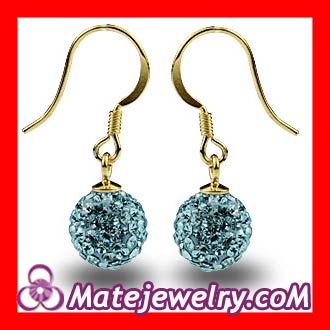 Czech Crystal hook earrings