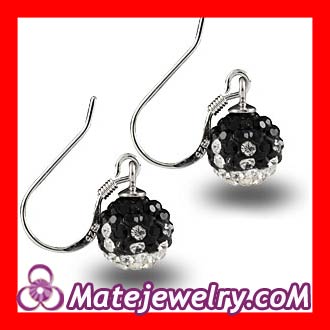 Crystal hook earrings wholesale